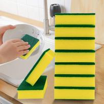 50Pcs Highly Absorbent Double-Sided Sponge Magic Cleaning Pot Rust Sponge Cleaning Brush Kitchen Cleaning Tool