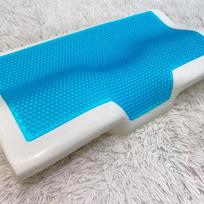 Gel Pillow Orthopedic Memory Foam Pillow 60x35cm Soft Summer Ice-cool Slow Rebound Sleep Pillow with Pillowcase Health Care 50x30cm