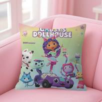 G-Gabbys Dollhouse Personalized Pillow Dust Cover Bedroom Kids Party Decoration Pillowcase Birthday Children Gift 45x45cm
