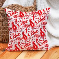 Fashion C-Coca-C-Cola-S Pillow Case Home Decoration Cushion Cover Suitable For Office Sofa Bedroom Car 30x30cm