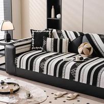 Cream Style Sofa Cushion Four Seasons Universal 2025 New High-grade One-piece Non-slip Fall/Winter Sofa Cushion Cover Cloth 45x45cm