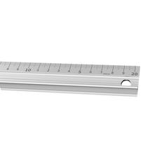 Multipurpose Aluminum Scale Ruler with Safe Corners Anti Slip Base Architectural Drawing Ruler for Technical Drafting