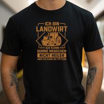 T-Shirt Herren Landwirt Bauer Spruch Motiv Baumwolle Größe S bis 5XL XS