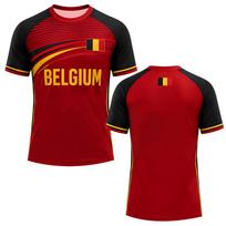 Belgium Soccer Jersey Football Fans Shirt Unisex Sportswear Men's Sports Quick Dry Tshirt Breathable Short Sleeve Women Top S