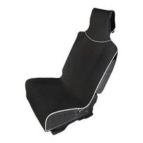 Neoprene Seat Protector Washable Seat Protector Towel Universal Car Seat Cover  Gym Workout Grey edging