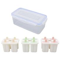 3 piece Non Stick Surface Ice Cream Molds PP Food Grade Ice Lolly Stick Molds  Home