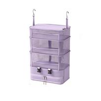 Large Capacity Underwear Storage Hanging Bag Clothing Organizer  Wardrobe Organization violetinė