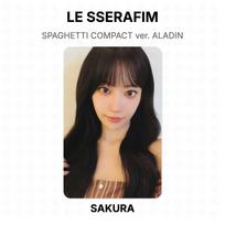 LE SSERAFIM SPAGHETTI COMPACT ver. ALADIN Official Photocard SAKURA