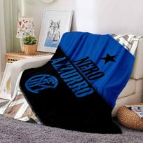 Inter Milan Champions Blankets Flannel Printed Breathable Warm Throw Blanket for Home Office Bedspreads 0708a101 75cmx90cm