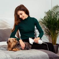Anti-static Pet Fur Remover Shedding Hair Grooming Self Clean Steam Water Spray  Dog and Cat Slicker Brush 180*52*32mm