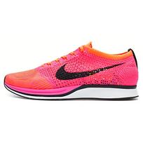 Nike Flyknit Racer Pink Flash 526628-600 45.5 raudona
