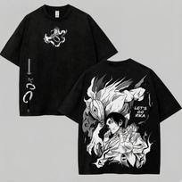 Okkotsu Yuta Jujutsu Kaisen Anime T-shirt Vintage  T Shirrt Men‘s Clothing Short Sleeve High Quality Cotton Tees Men's Clothing S