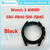 For Samsung Galaxy Watch 3 45MM R840 R845 / Watch3 41MM R850 R855 Middle Frame LCD Support Mid Faceplate Bezel Replacement R840 Frame Black