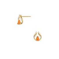 Vendome Aoyama K10YG Carnelian Earrings AJVA2448 CA [Official]