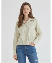 Misens Hem-Adjustable Shirt Blouse_Mb33Blm180Z Yellow Green(Yg)/5(55)