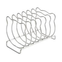 Meškos formos 6 riekelių skrudintuvo stovas (as the picture,1pc)