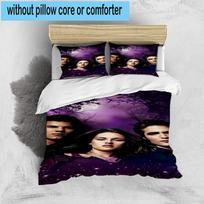 1PC vampire Saga Romance 3pcs Bedding,Including 1pc Duvet Cover And 2pcs Pillowcases Perfect for Christmas,Ideal for Bedroom, Dormitory 135cm*200cm