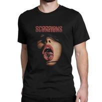 Scorpions Rock Believer Screaming Portrait T Shirt Gothic Punk Tops Vintage Casual Loose Streetwear Y2k Graphic Print Tee Unisex 4XL