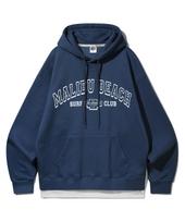 Alvin Clo Malibu Layered Oversized Hoodie Avh643 (3 Colors) Gray/M