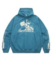 The Vinyl House Traffic Accident Hoodie Blue (Vh2Dfum405A) Blue/L