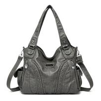 High Quality Soft Large Capacity Women Tote Bags Luxury Shoulder Crossbody Bag for Women  Fashion Female Handbags Purse