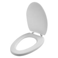 Patogus tualeto sėdynės uždangalas EVA Vandeniui atsparus Lengvai valomas Nuimamas dizainas White V-shaped