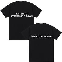 Rock Band System of A Down Steal This Album T-shirt Men and Women Punk Gothic Metal Fashion Summer 100% Pure Cotton T-shirt S