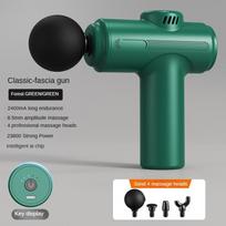 Mini USB Electric Massage Gun 8 Heads Deep Tissue Muscle Relax for Body Back Arm Leg Sport Fitness Type C Charge
