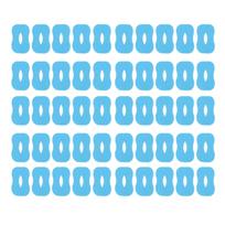 50pcs Sleeping Mouth Tape Prevent Snoring Reduce Mouth Breathing Stickers for Kids Adults Sleep Mouth Strips Kids Mouth Stickers mėlyna
