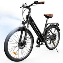 iScooter Ucitys Suaugusiųjų elektrinis dviratis su 350W varikliu, 36V13AH baterija, maksimali apkrova 120KG, visureigis elektrinis dviratis važiavimui į darbą ir lauke juoda