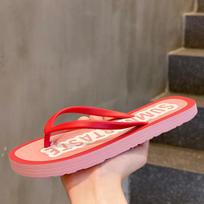 Women's Candy Color Casual Non-Slip Beach Thong Sandals L (39-40) rožinė