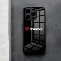 Bicycle T-TrekS Phone Case For IPhone 17 Air 16 E Pro Max 15 14 13 Mini 12 Pro 11 Max Plus Black Glass Cover iPhone 15ProMax