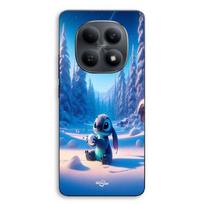 Telefono dėklas - MANIACASE - Xiaomi Redmi Note 15 5G - Silikonas TPU - 3D Stitch raštas - Juodas