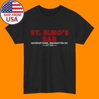 St. Elmo#039;s Bar St Elmo#039;s Fire TV Show Men#039;s Black Size S5XL Unisex T-Shirt S
