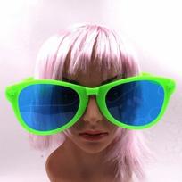 Large Frame Big Sunglasses Oversized Funny Glasses Music Festival Party Props  Birthday žalia