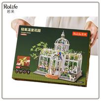 Original Rolife Light Oxygen Greenhouse Garden Handmade DIY Assembly Art House Miniature Model High Difficulty Assembly Toy Gift
