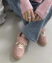 [MOODNPLE] Sprins Basic Sneakers 2.5cm sprins930 Beige-225