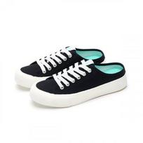 [SKONO] Heyon Basic Canvas Mule Sneakers Black 510501 220