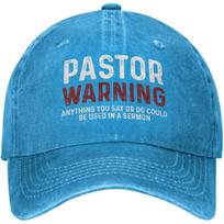 Juokinga kepurė Pastoriaus įspėjimas Bet ką pasakysi kepurė Vyriškos beisbolo kepuraitės Madingos kepuraitės 1pc