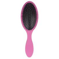 Plastic Cushion Massage Hair Brush for Detangling Anti-Knot Nylon Bristle Oval Hairbrush Volumizing Hair Styling Comb Ultra Soft Hair Brushes rožinė