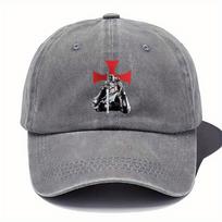 Knight In Shining Armor Baseball Cap with Embossed Templar Cross A Must Have for Medieval Themed Party Perfect Gift
