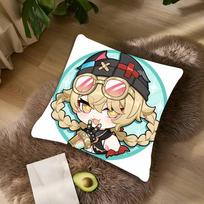 Cute Funny Girl Hot Jahoda Genshin Impact Cushion Cover Decor Throw Pillow Covers For Couch Camping Pillow Cover Decorations 30x30cm