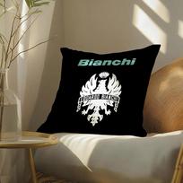 Bianchi Logo Pillow Case Pattern Printed Pillowcase for Living Room Sofa Cushion Cover & Bedroom Decor 30x30cm