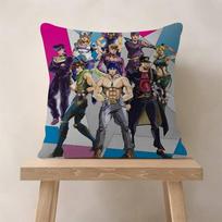 Japanese Manga JoJo Bizarre Adventure Office Cushion Pillowcase Car Cushion Cover45X45CM Lumbar Pillowcase Sofa Pillowcover 30x30cm