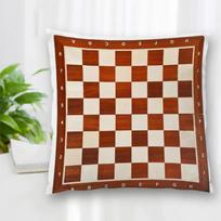 High Quality Custom Art Chess Board Square Pillowcase Zippered Bedroom Home Pillow Cover Case 35X35cm 45x45cm 35x35cm