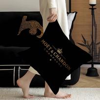 Prekės ženklas M-Moet C-Chandon Pagalvė Anime Pagalvė Sofa Lova Galvūgalio Pagalvės Užvalkalas Pagalvėlės Užvalkalas 45x45 cm Mada 30x30cm brown