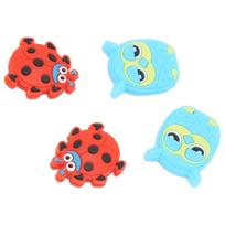 4PCS Cute Animal Shape Tennis Racket Shock Absorber Silicone Tennis Racket Dampener  Tennis Practice 4PCS