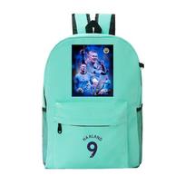 Haaland Style Backpack Lightweight Large Capacity juoda