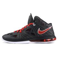 Nike LeBron 8 Ps White/Black/Red 441946-001 44 juoda