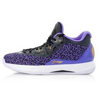 Li Ning WOW 4 Way Of Wade 4 LYFE Non slip Lightweight Mid top Basketball Shoes Mens Purple Black ABAL035-9 45 juoda/violetinė